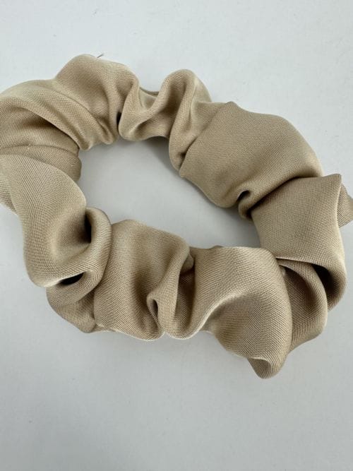 Chouchou Satiné Marron