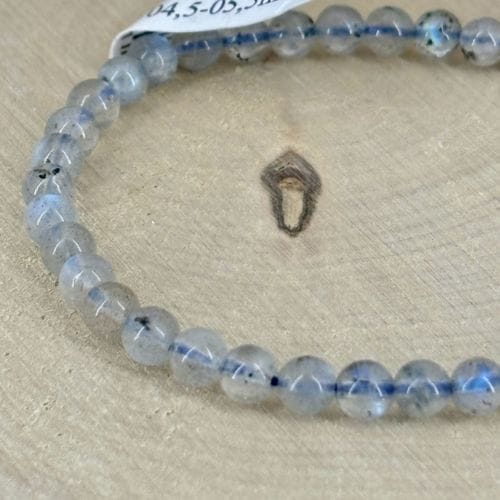 Bracelet boule 04mm labradorite AA (04.5-05.5mm)