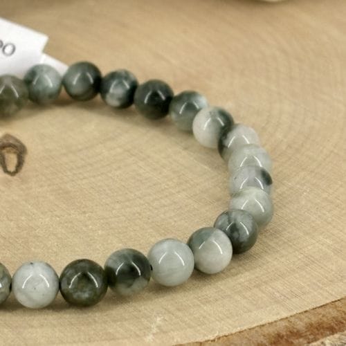 Bracelet boule 06mm tourmaline oeil de chat AB (06.5-07.5mm)