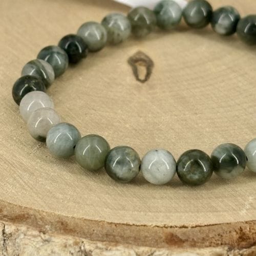 Bracelet boule 06mm tourmaline oeil de chat AB (06.5-07.5mm)