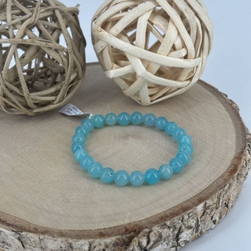 Bracelet Boule 08mm amazonite Etats-Unis AA