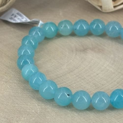 Bracelet Boule 08mm amazonite Etats-Unis AA