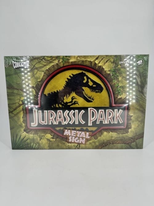 Doctor Collector - Plaque en métal avec Logo Jurassic Park