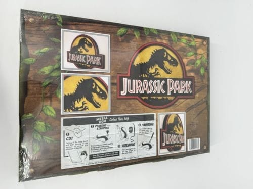 Doctor Collector - Plaque en métal avec Logo Jurassic Park