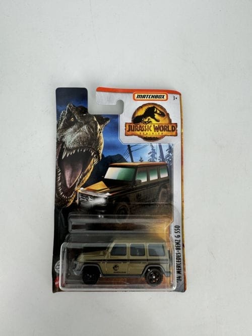Jurassic World Dominion - Matchbox voitures metal 14 Mercedes Benz G 550 - Mattel