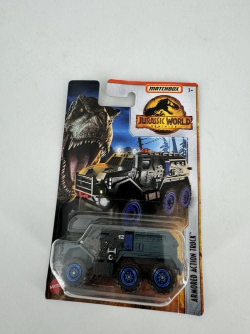 Jurassic World Dominion - Matchbox voitures metal Armored Action Truck - Mattel
