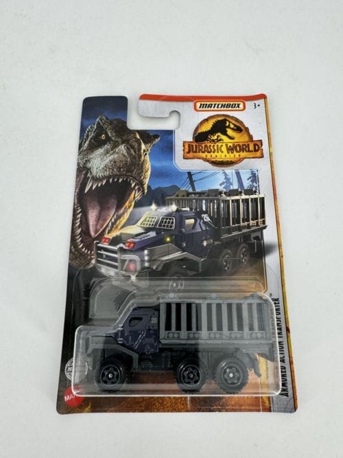 Jurassic World Dominion - Matchbox voitures metal Armored Action Transporter - Mattel
