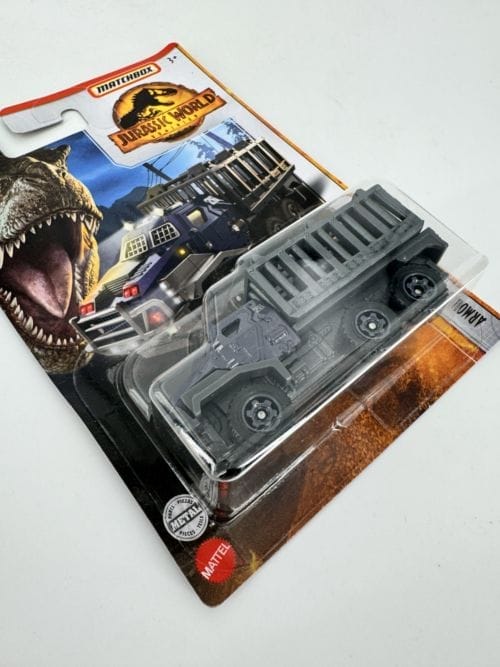 Jurassic World Dominion - Matchbox voitures metal Armored Action Transporter - Mattel