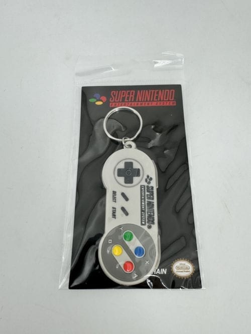 Nintendo porte-clés caoutchouc SNES Controller 6 cm