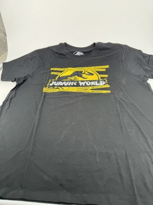 T-shirt Jurassic Park Danger Yellow Band