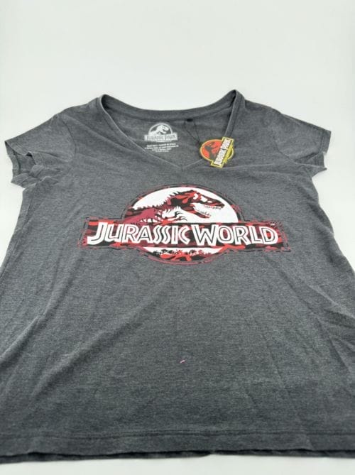 T-shirt femme 25th Anniversary gris de Jurassic World