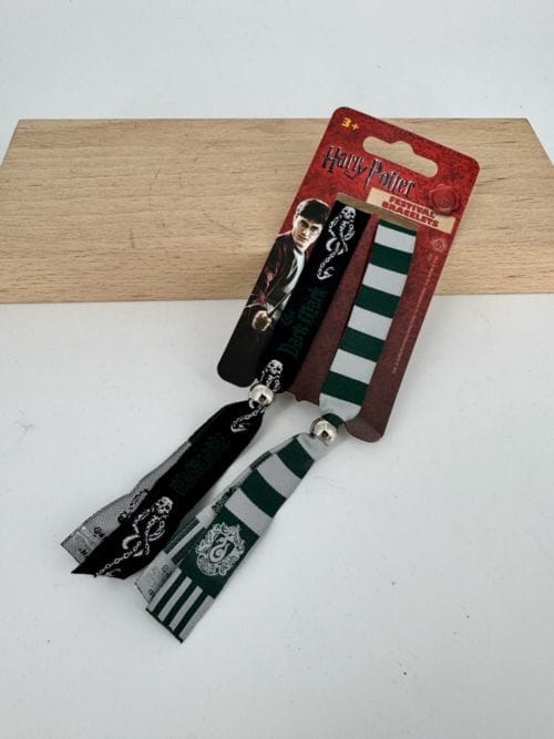 Harry Potter - Bracelets noir et vert Dark Mark et Serpentard