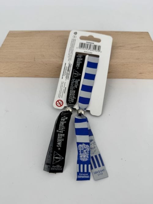 Harry Potter - Bracelets bleu et noir Serdaigle et Dark Mark