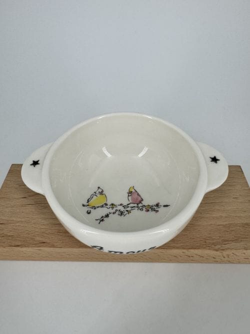 Bol Oiseau Personnalisé Amour - Maison Roussot