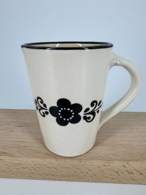 Mug en poterie culinaire Maître - Maison Roussot - Inscriptions de couleur Noire