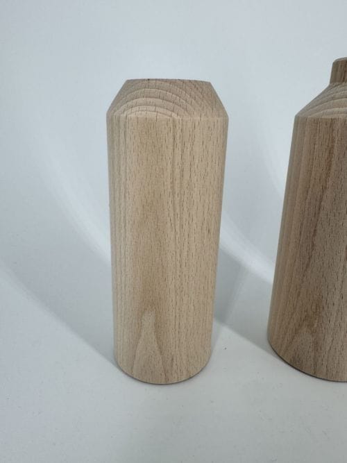 Trio de vases teintés noyer An So (Grand Modèle)