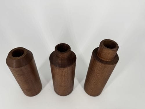 Trio de vases Bois de hêtre An So (Grand Modèle)