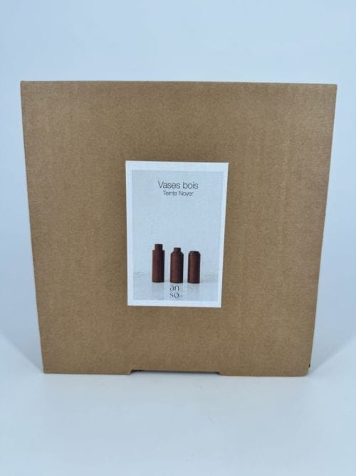 Trio de vases Bois de hêtre An So (Grand Modèle)