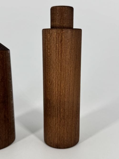 Trio de soliflores teintés noyer (petit modèle)