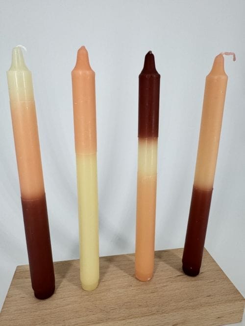 Set de 4 bougies multicolores - Opjet