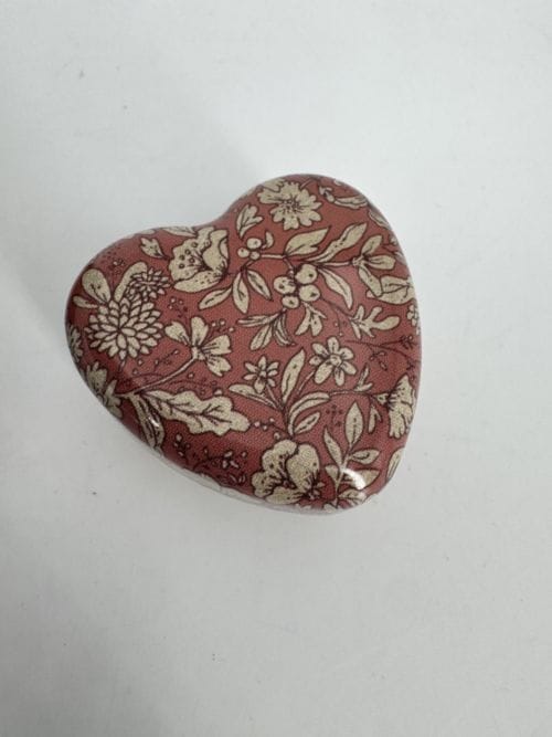 Boîte coeur en métal, 2 pcs - Ocre - Heather Fleurs