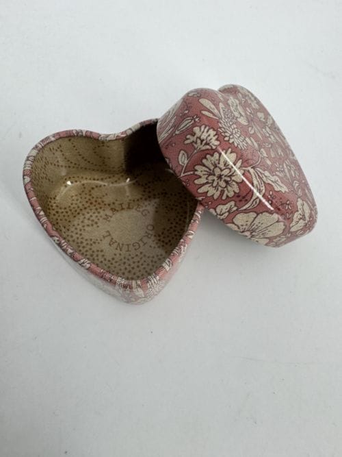 Boîte coeur en métal, 2 pcs - Ocre - Heather Fleurs