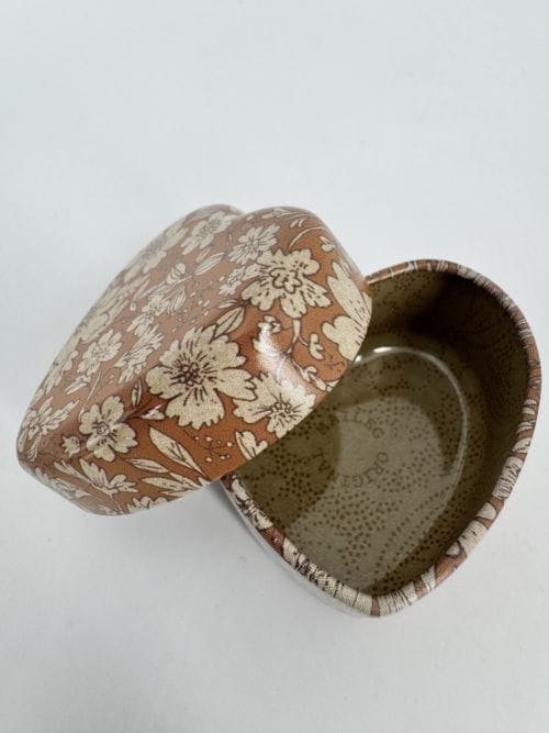 Boîte coeur en métal, 2 pcs - Ocre - Heather Fleurs
