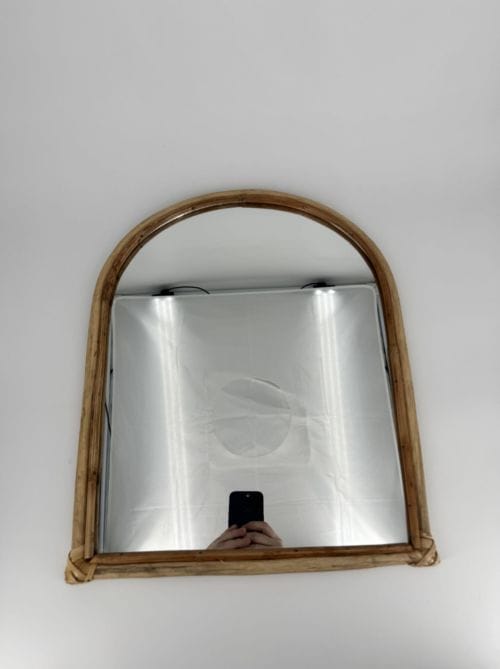 Miroir mural arche bambou - Madam Stoltz