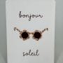 Carte Bonjour Soleil par PapierPoetic