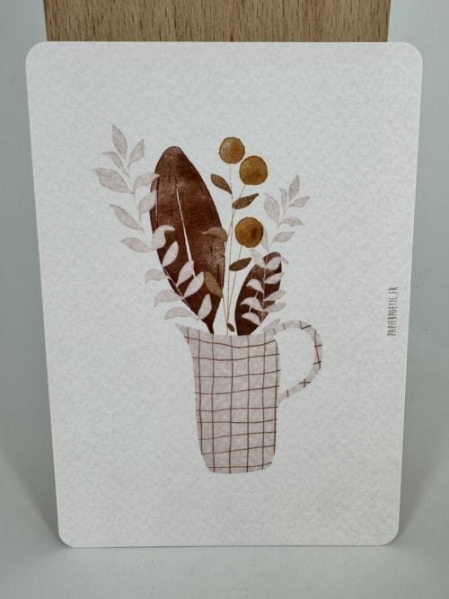 Carte Bouquet de Fleurs par PapierPoetic