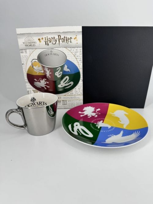 Harry Potter - Mirror Mug & Plate Set - Tasse à café miroir et soucoupe - Maisons Harry Potter