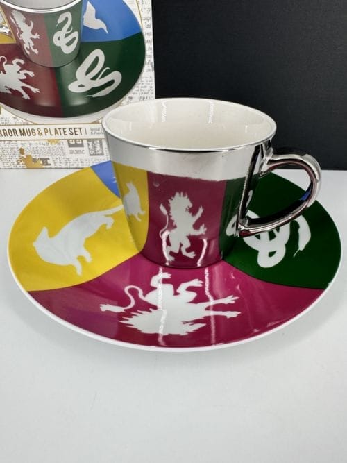 Harry Potter - Mirror Mug & Plate Set - Tasse à café miroir et soucoupe - Maisons Harry Potter