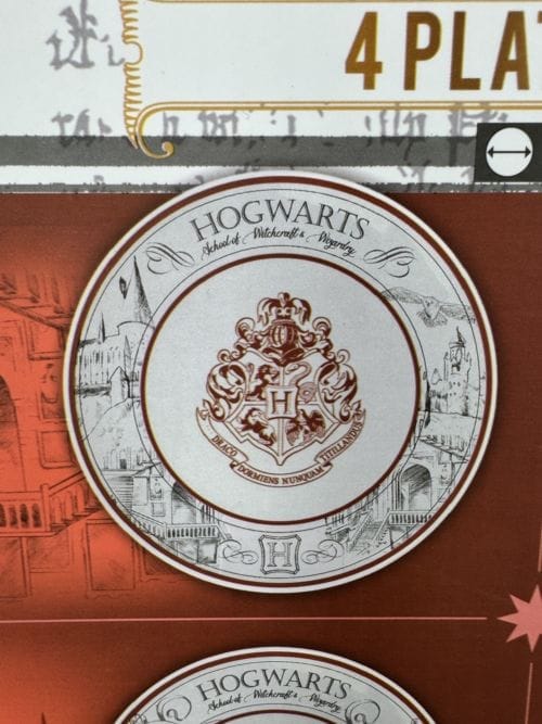 Harry Potter - Porcelain Plates - 4 assiettes porcelaine