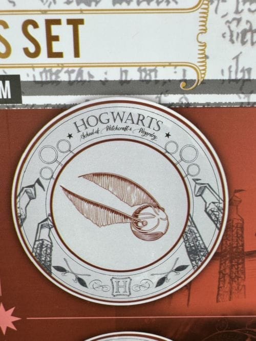 Harry Potter - Porcelain Plates - 4 assiettes porcelaine