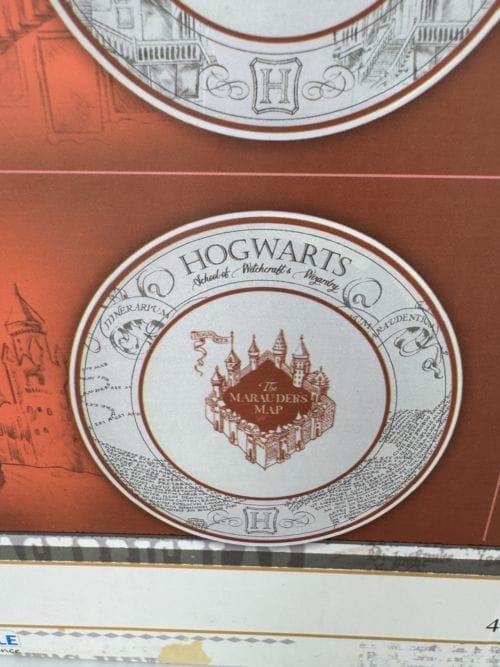 Harry Potter - Porcelain Plates - 4 assiettes porcelaine