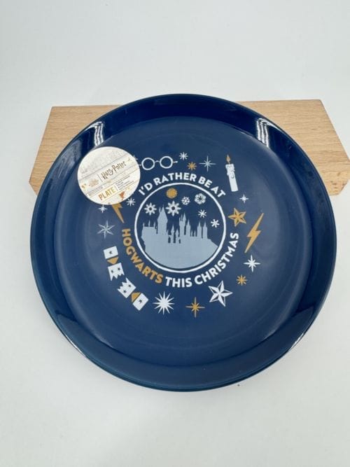 Harry Potter - Assiette plate bleue - I'd rather beat
