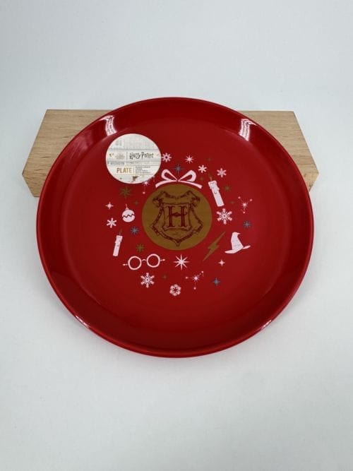 Harry Potter - Assiette plate rouge - Christmas