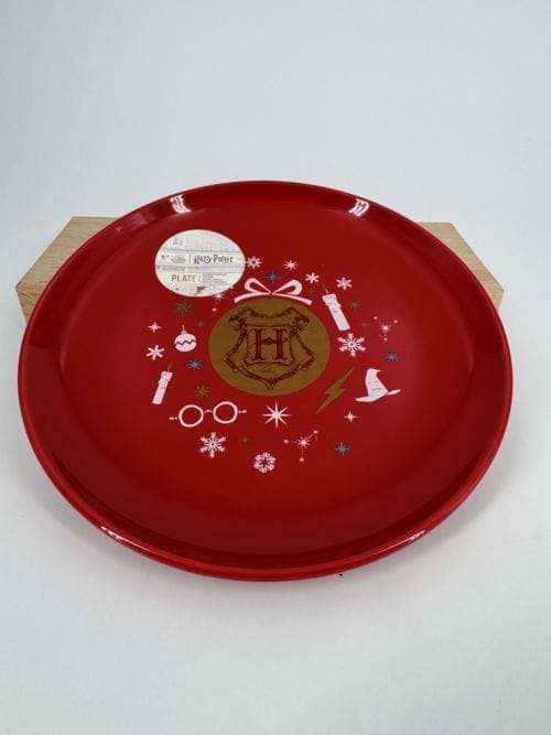 Harry Potter - Assiette plate rouge - Christmas