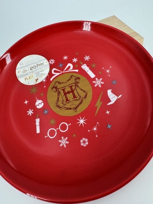 Harry Potter - Assiette plate rouge - Christmas