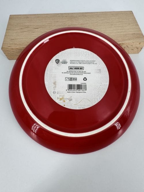 Harry Potter - Assiette plate rouge - Christmas