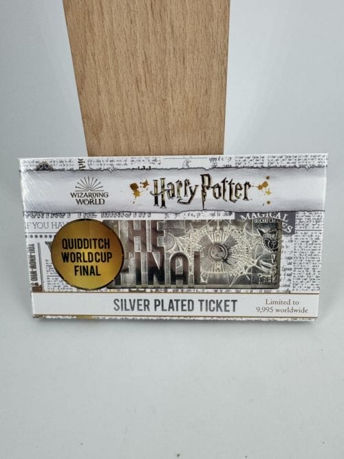 Harry Potter - Silver Plated Ticket - Quidditch World Cup Final