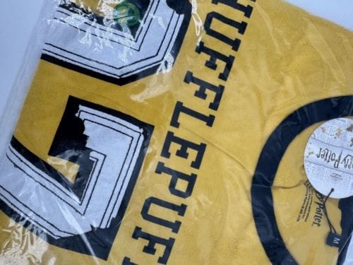 Harry Potter - tee shirt jaune Hufflepuff (Poufsouffle)