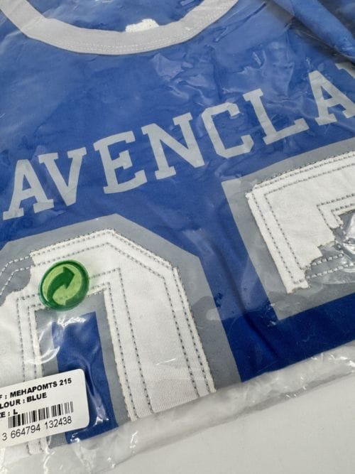 Harry Potter - tee shirt bleu Ravenclaw (Serdaigle)- taille L