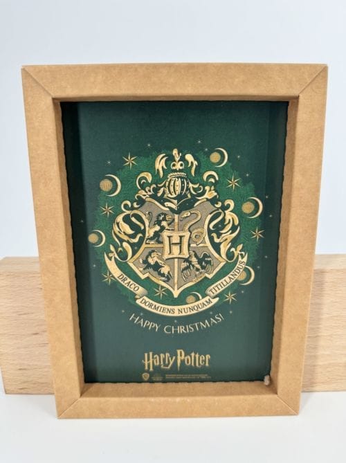 Harry Potter - Cadre kraft - The Good Gift - Happy Christmas vert