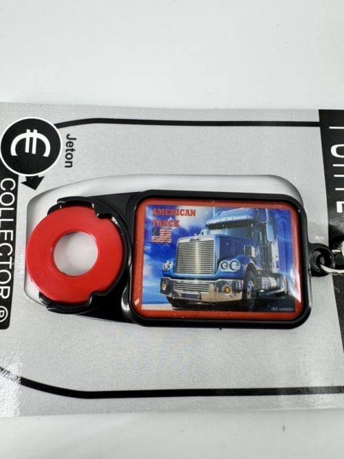 Porte-clés avec jeton American Truck