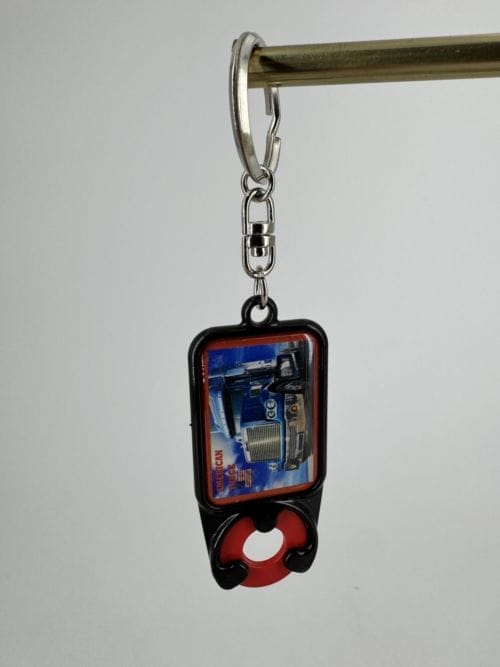 Porte-clés avec jeton American Truck