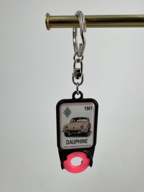 Portes-clés avec jeton Renault Dauphine 1961
