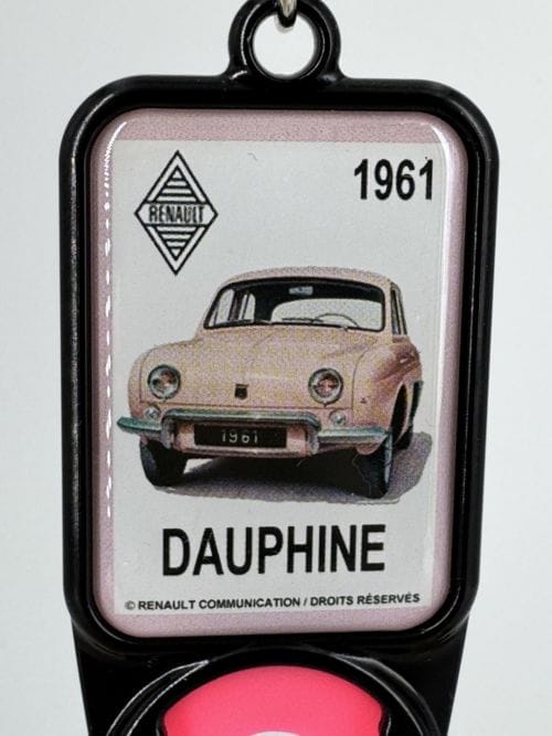 Portes-clés avec jeton Renault Dauphine 1961