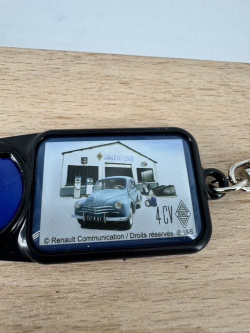 Portes-clés avec jeton Renault 4CV Garage du centre
