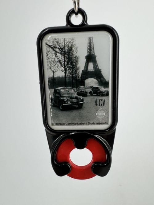 Portes-clés avec jeton Renault 4CV Tour Eiffel